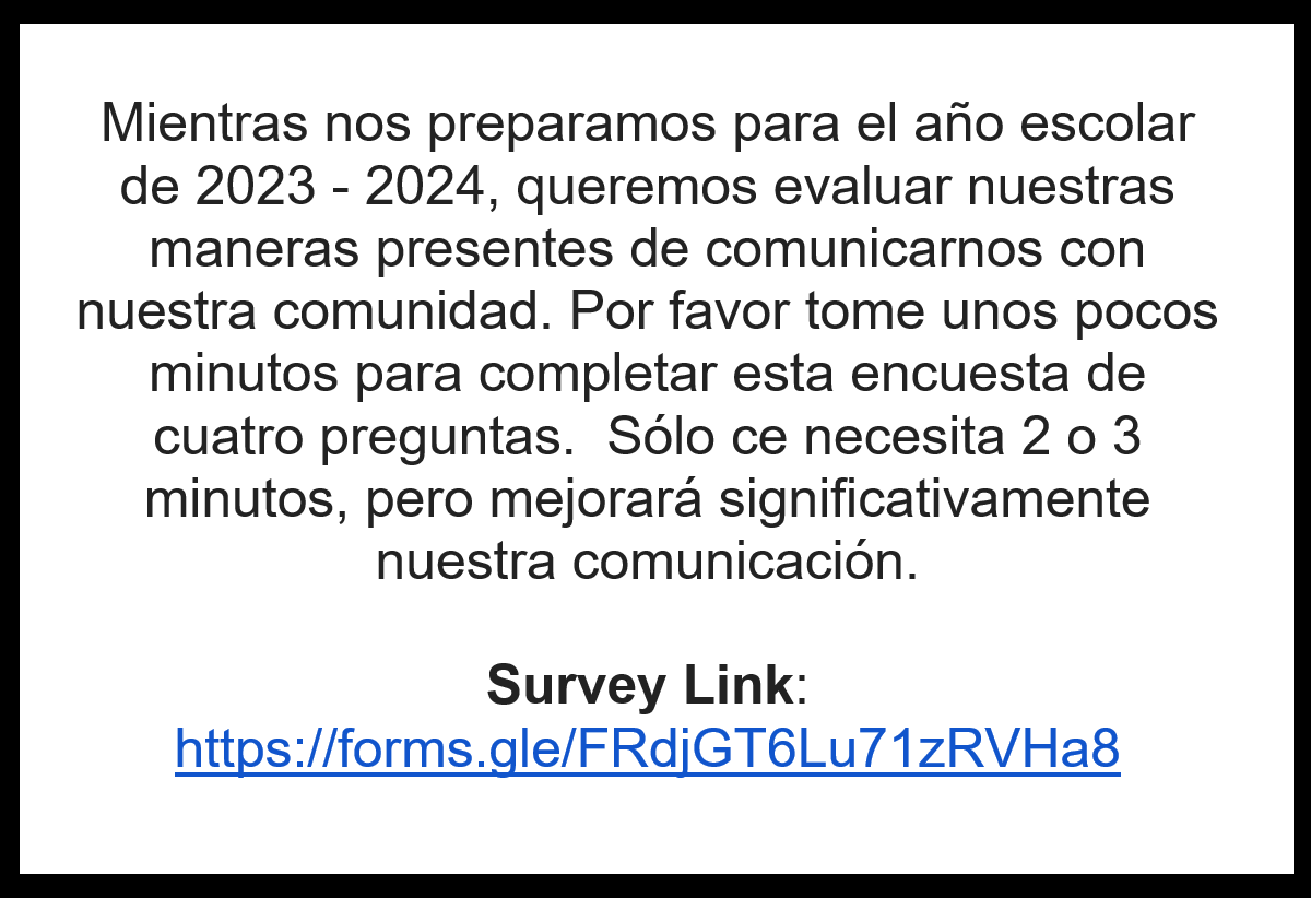 community survey spanish