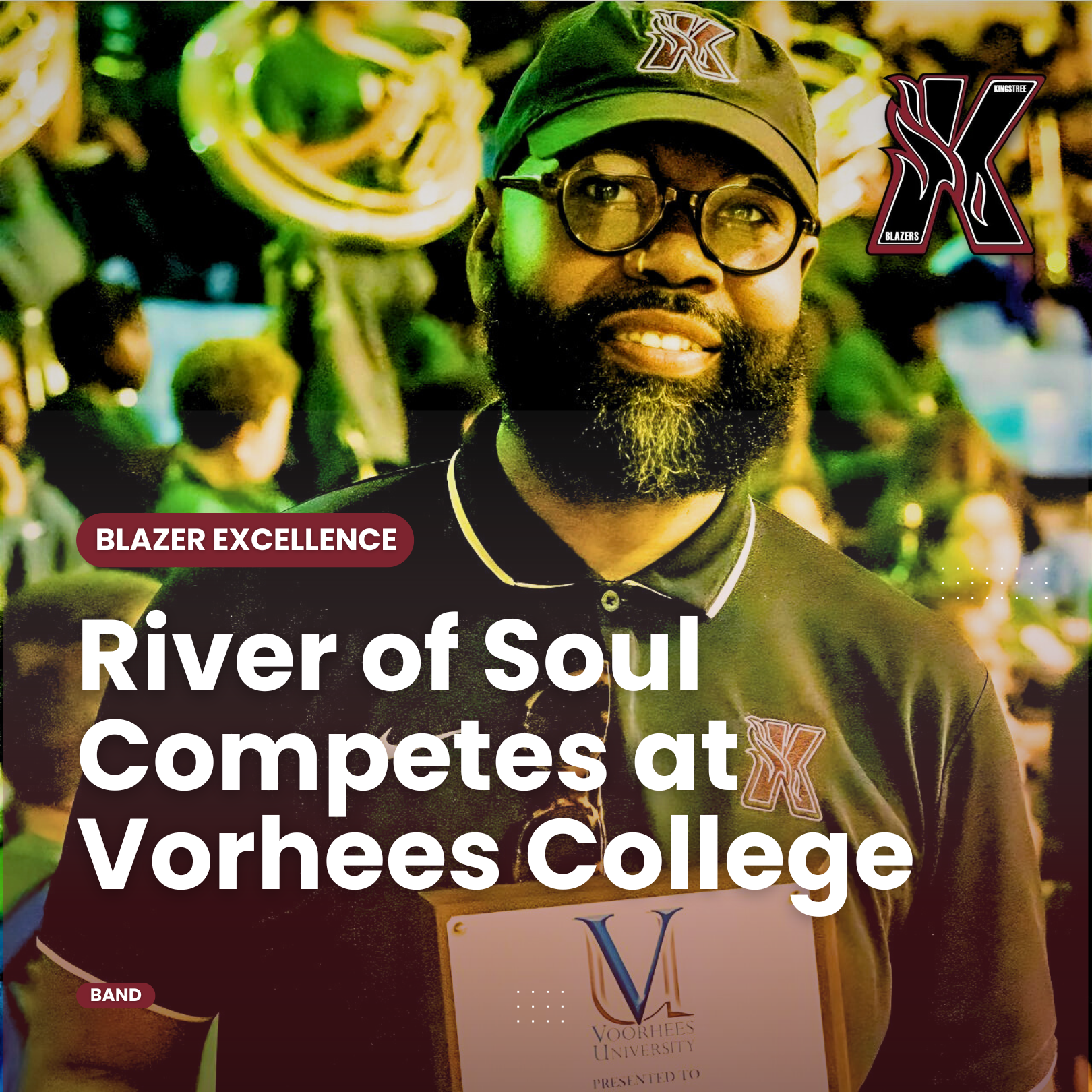 KHS River of Soul Marching Band attends inaugural Vorhees College "Band-A-Rama"
