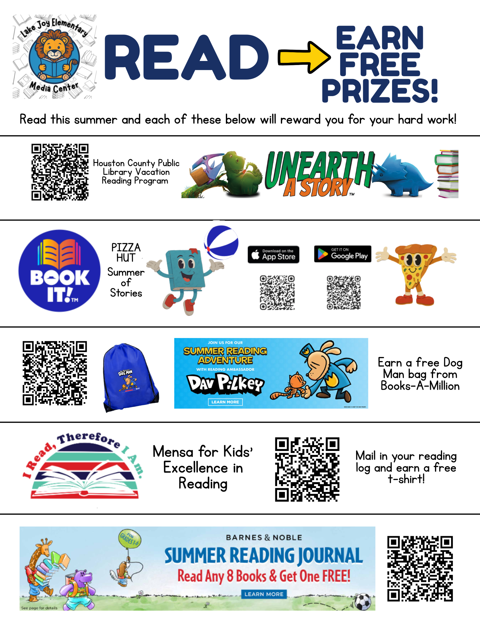 Summer Reading 2026 Information