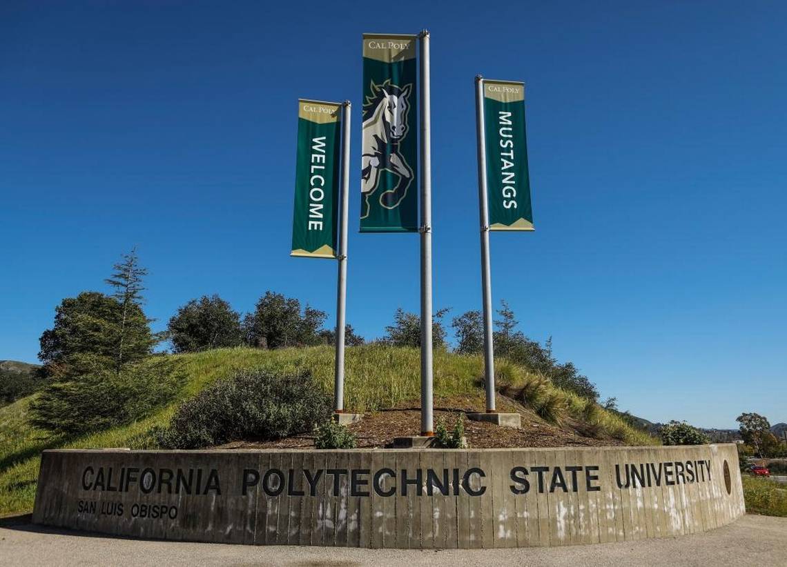Cal Poly flags 