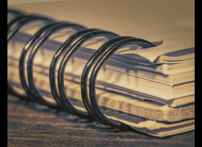 spiral notebook