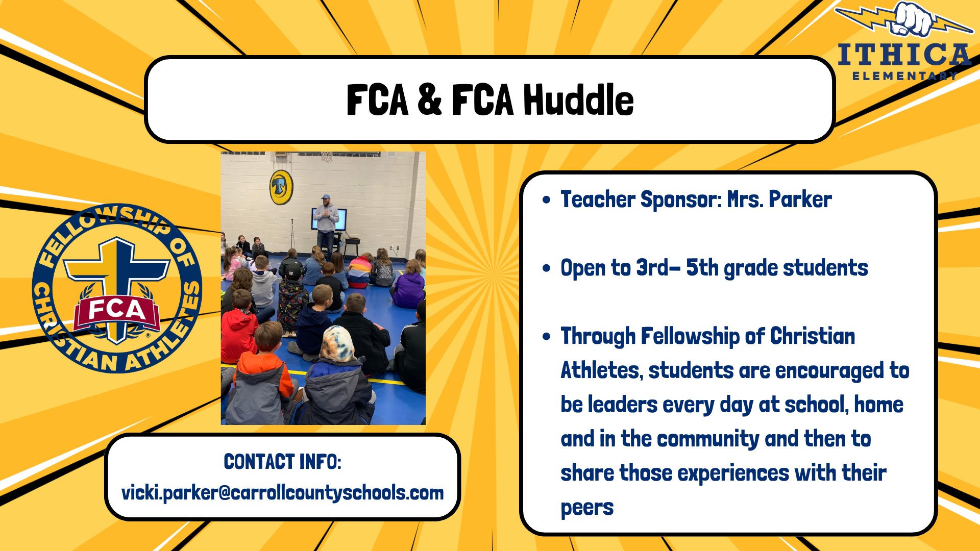 FCA Club Flyer
