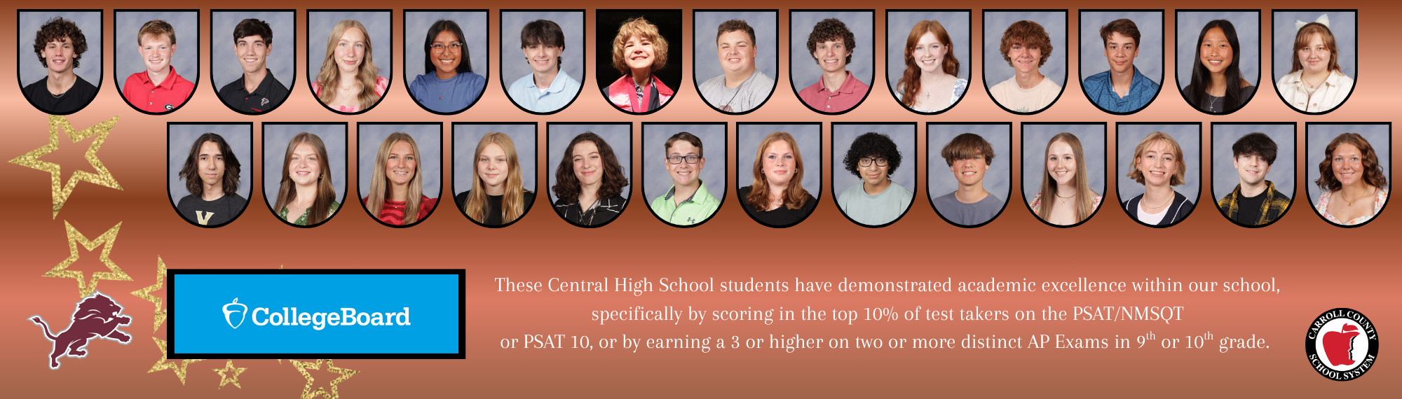 College Board Award recipients