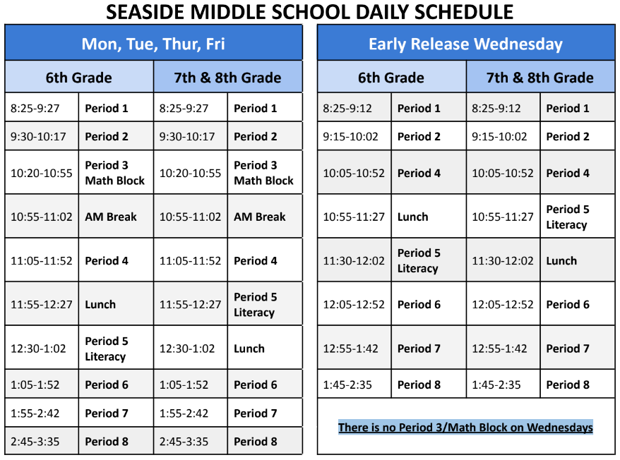 SMS Daily Schedule