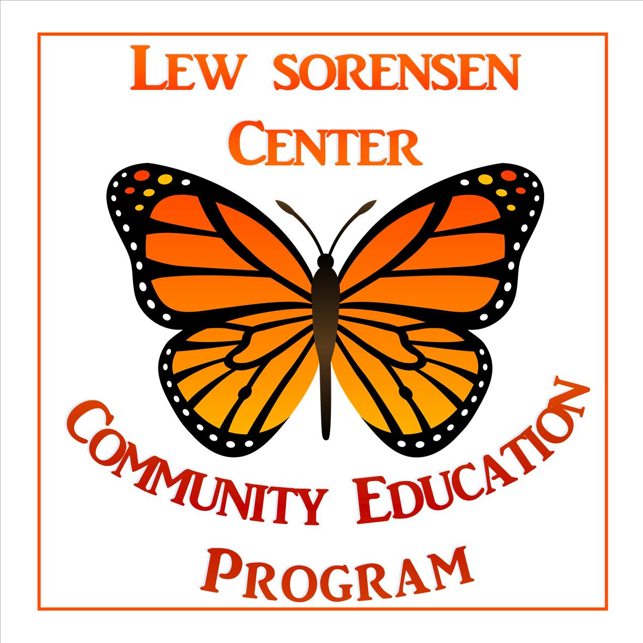 Lew Sorensen Resource Center butterfly logo