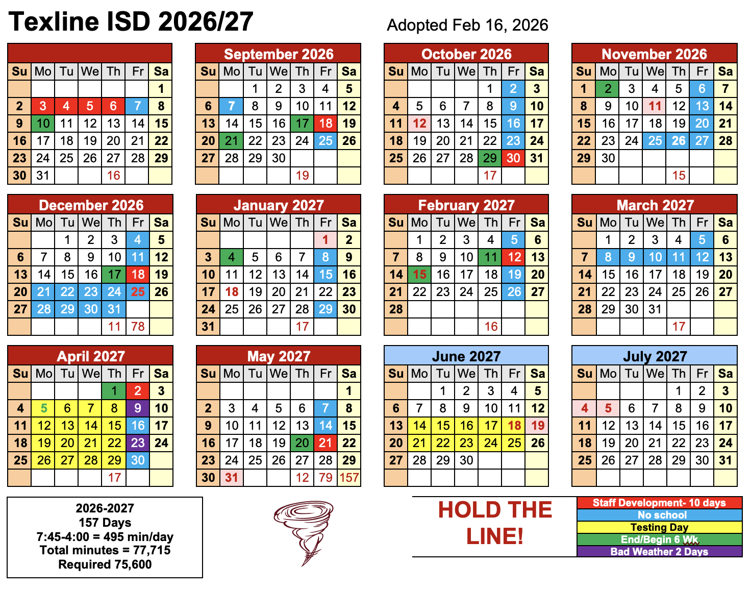 Full Calendar Image