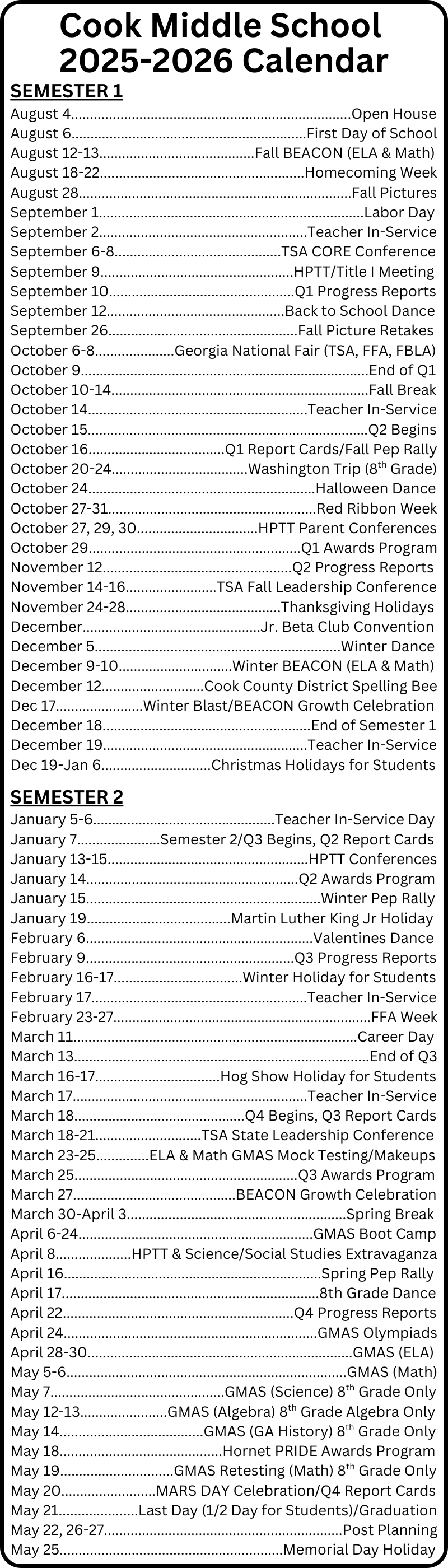 Calendar Calendar
