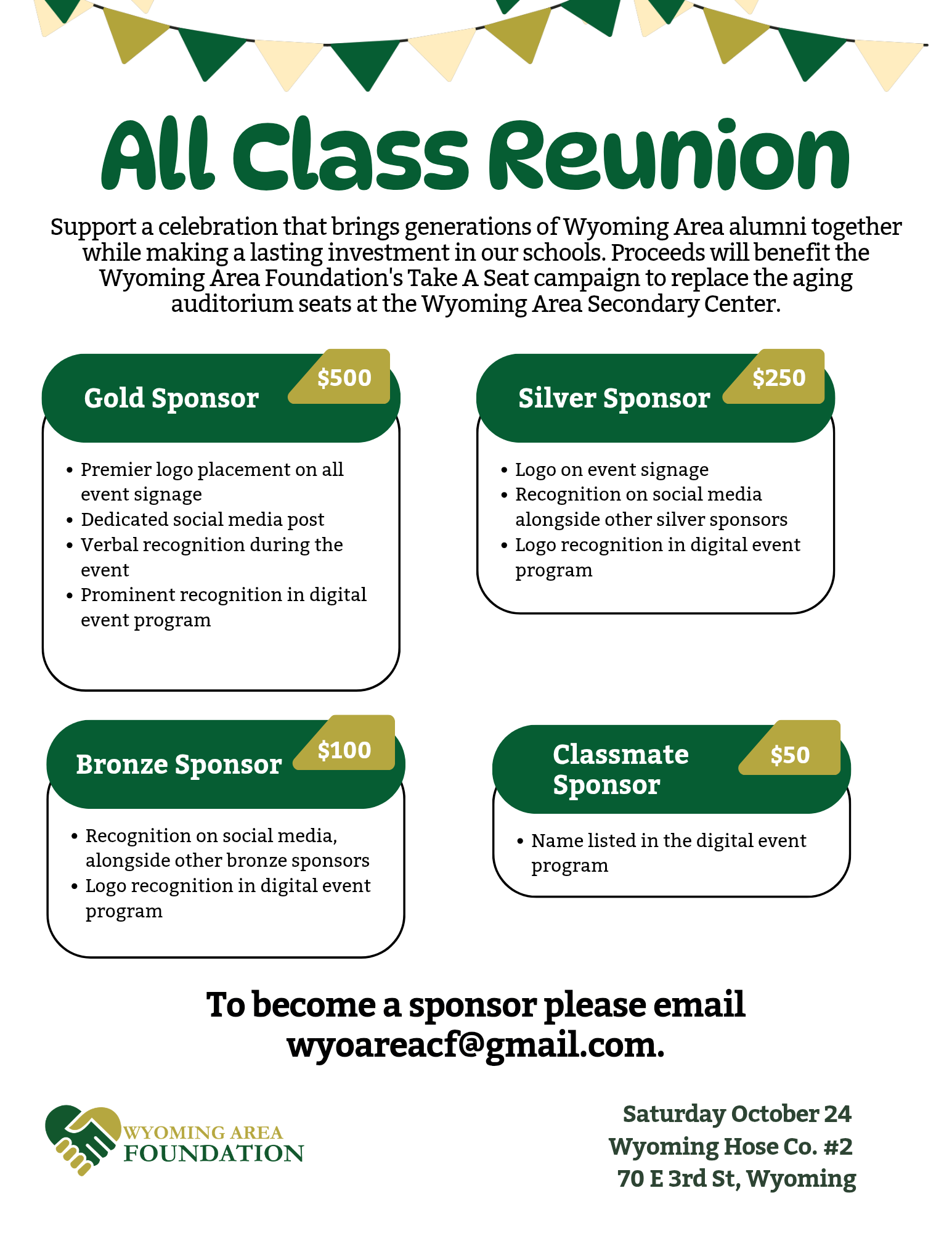 reunion sponsor