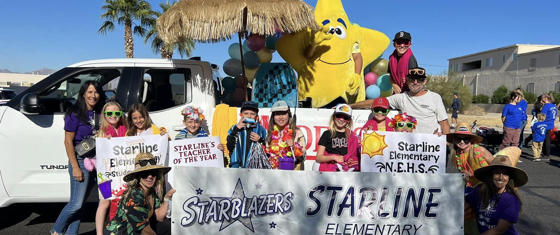 Starline students and teachers participated in the 2022 London Bridge Days Parade