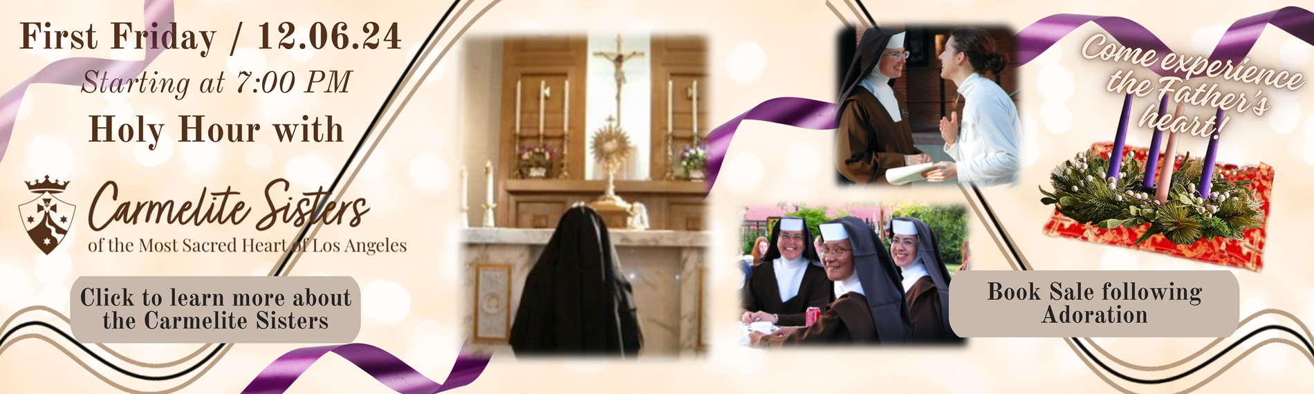 First Friday with the Carmelites | Fri Dec 6 | 7pm