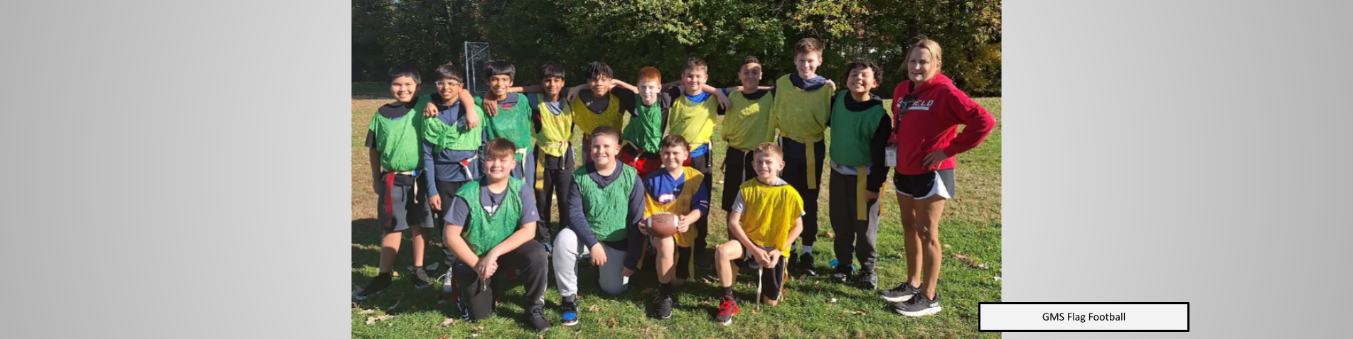 GMS Flag Football participants