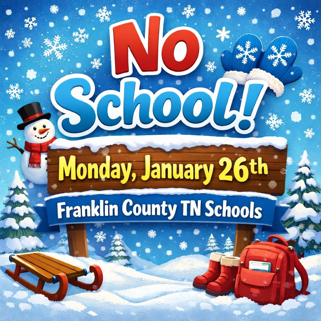 No school monday, january 26th