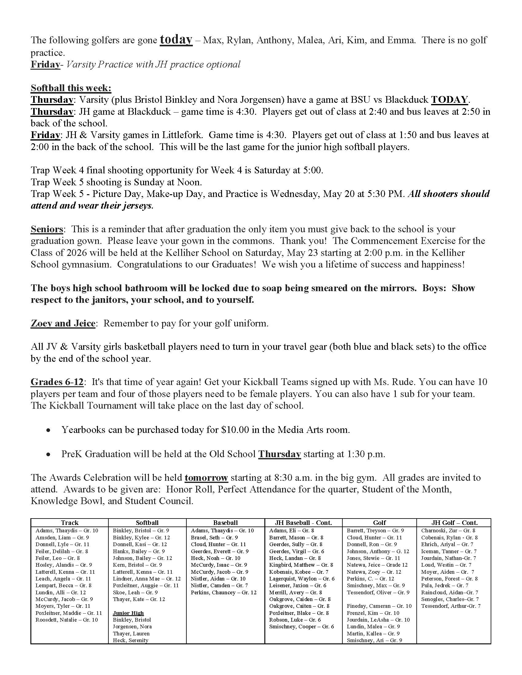 bulletin