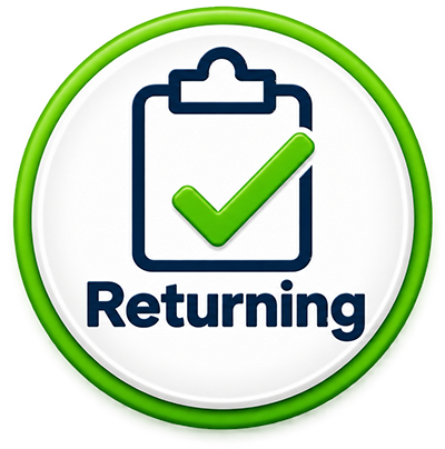 Registration for Returning Students