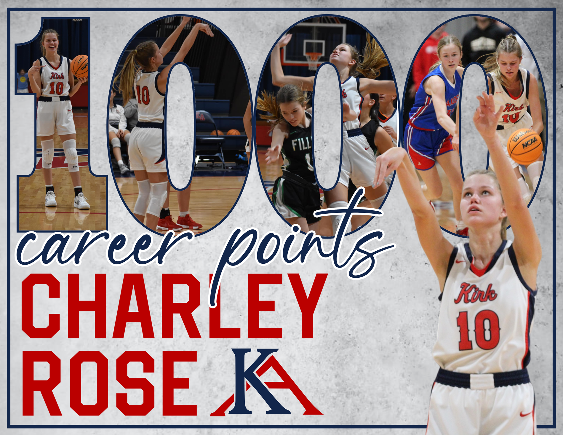 CHARLEY ROSE 1000 POINTS