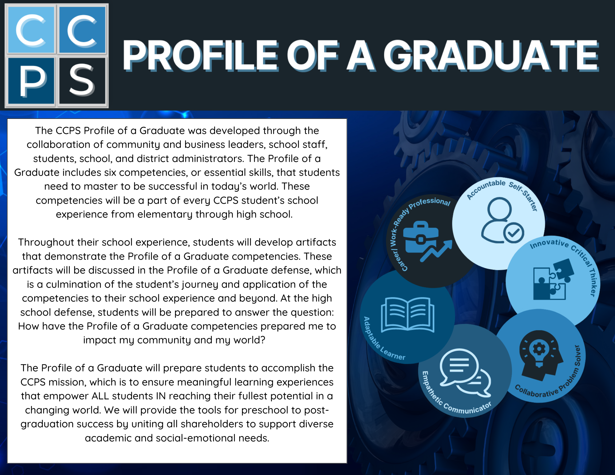 Profile of a Graduate Overview