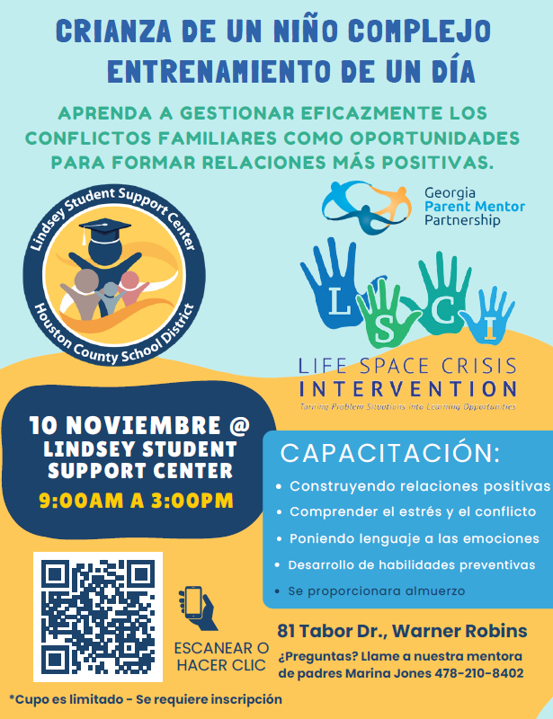 Information Parenting the Challenging Child 1 Day Training, Lindsay Student Support Center, Nov. 10, 2026, 9::00am - 3:00pm