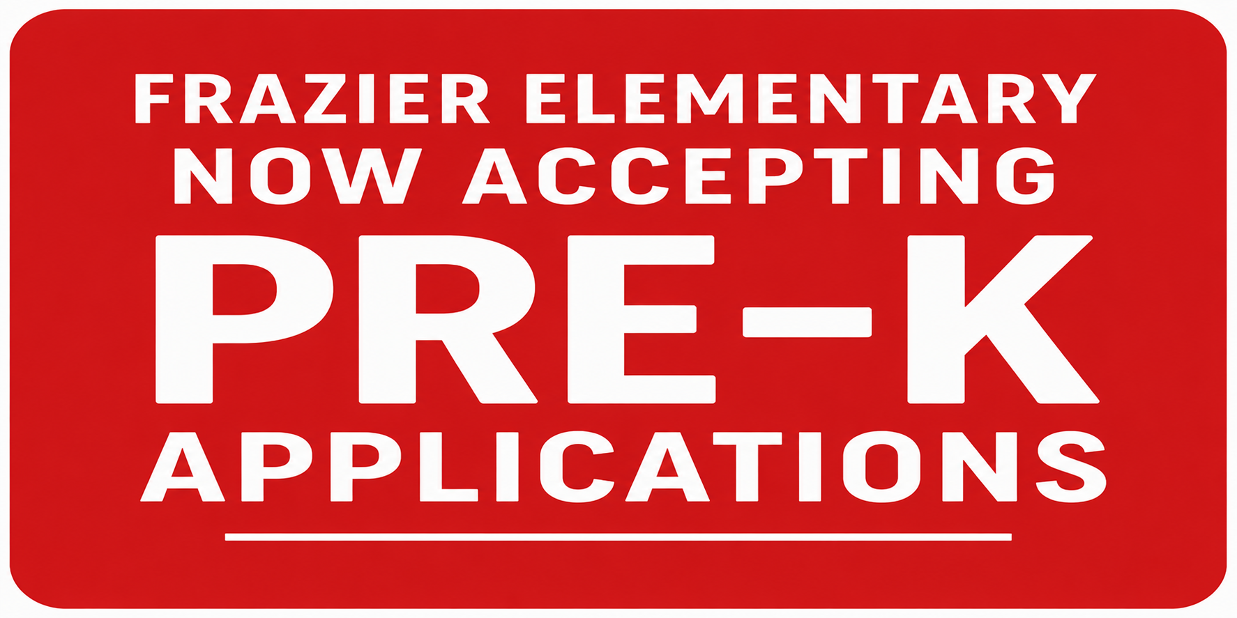 Pre K Applications