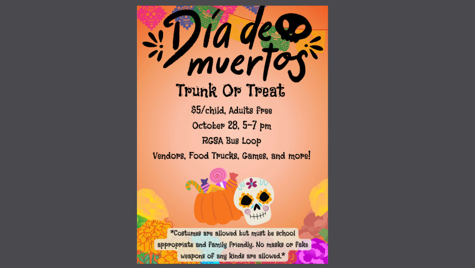 trunk or treat flyer