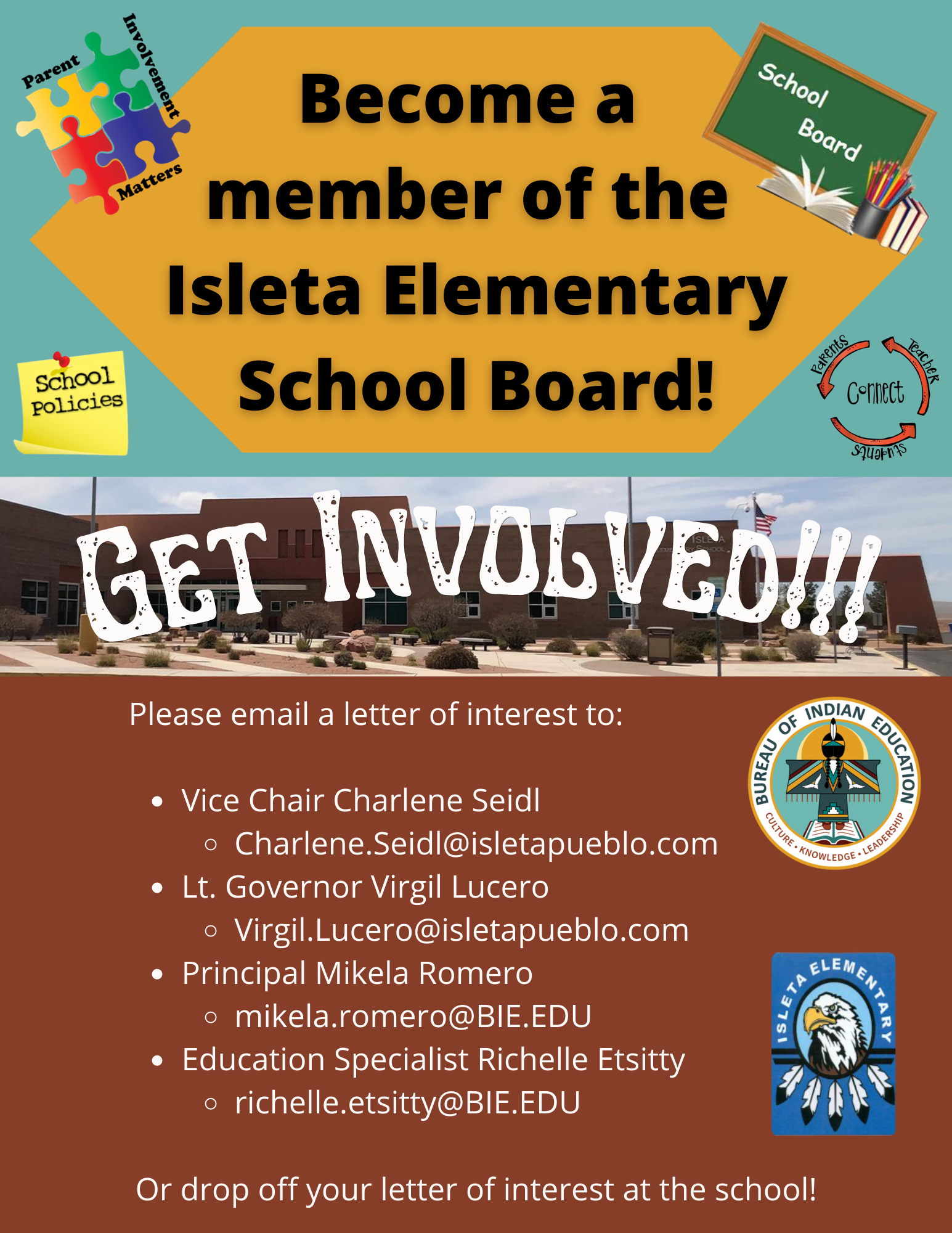IES is recruiting for its school board