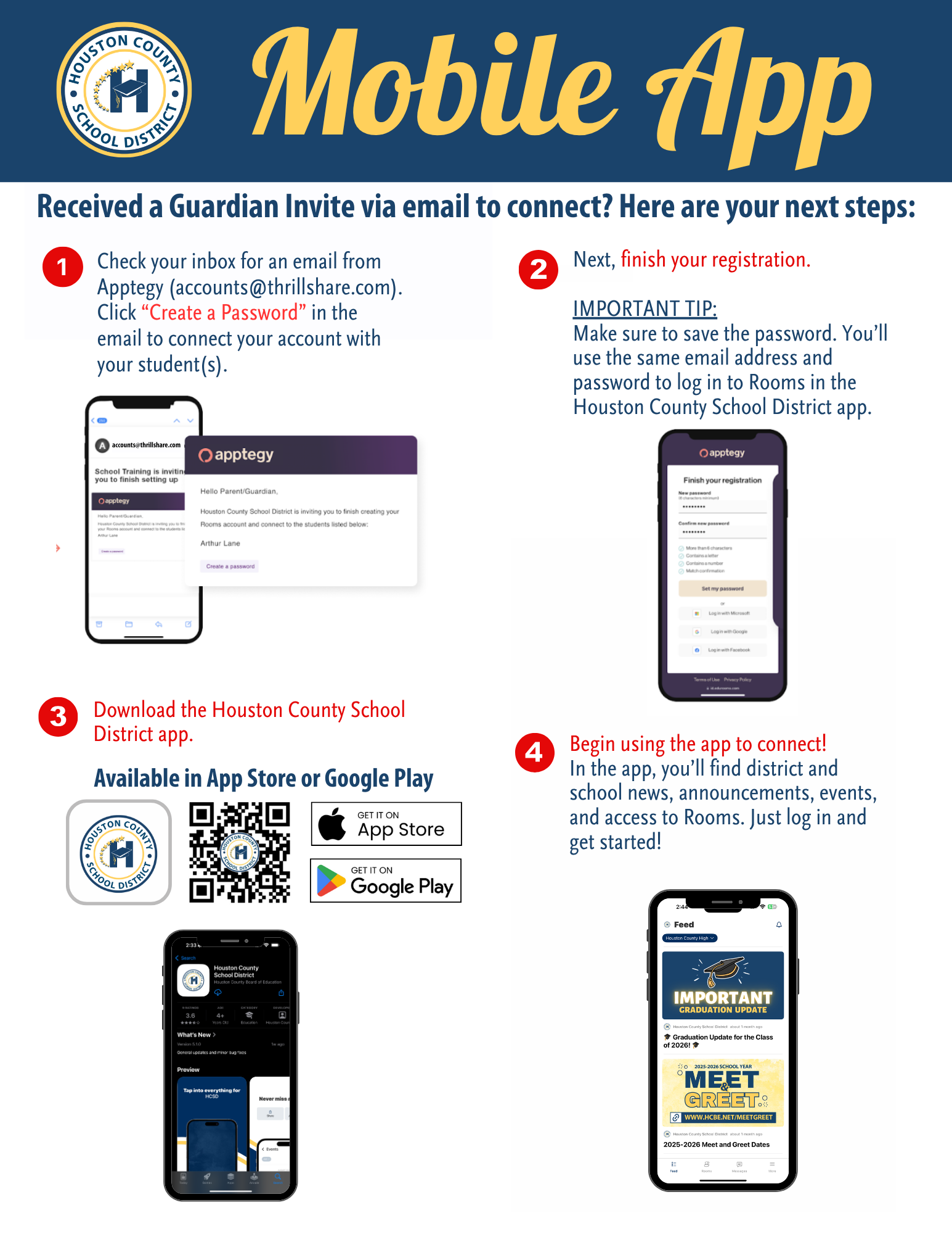 Parent Email Invitation Instructions