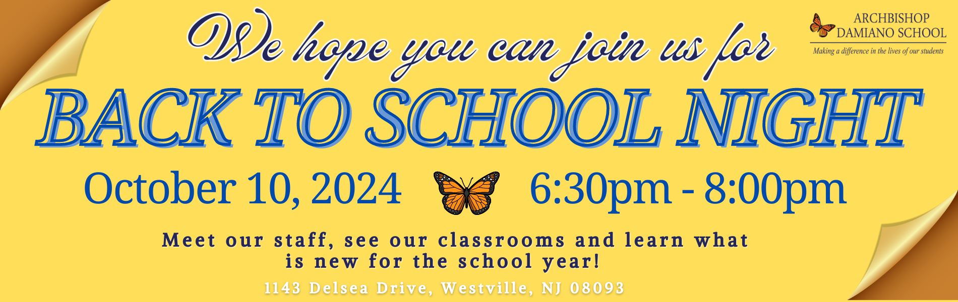 Back to School Night 2024