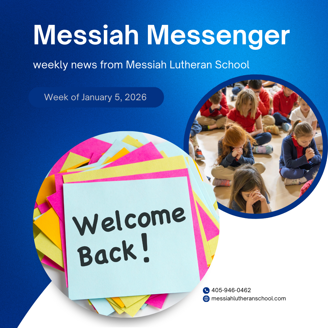 Messiah Messenger for the week of January 5, 2026