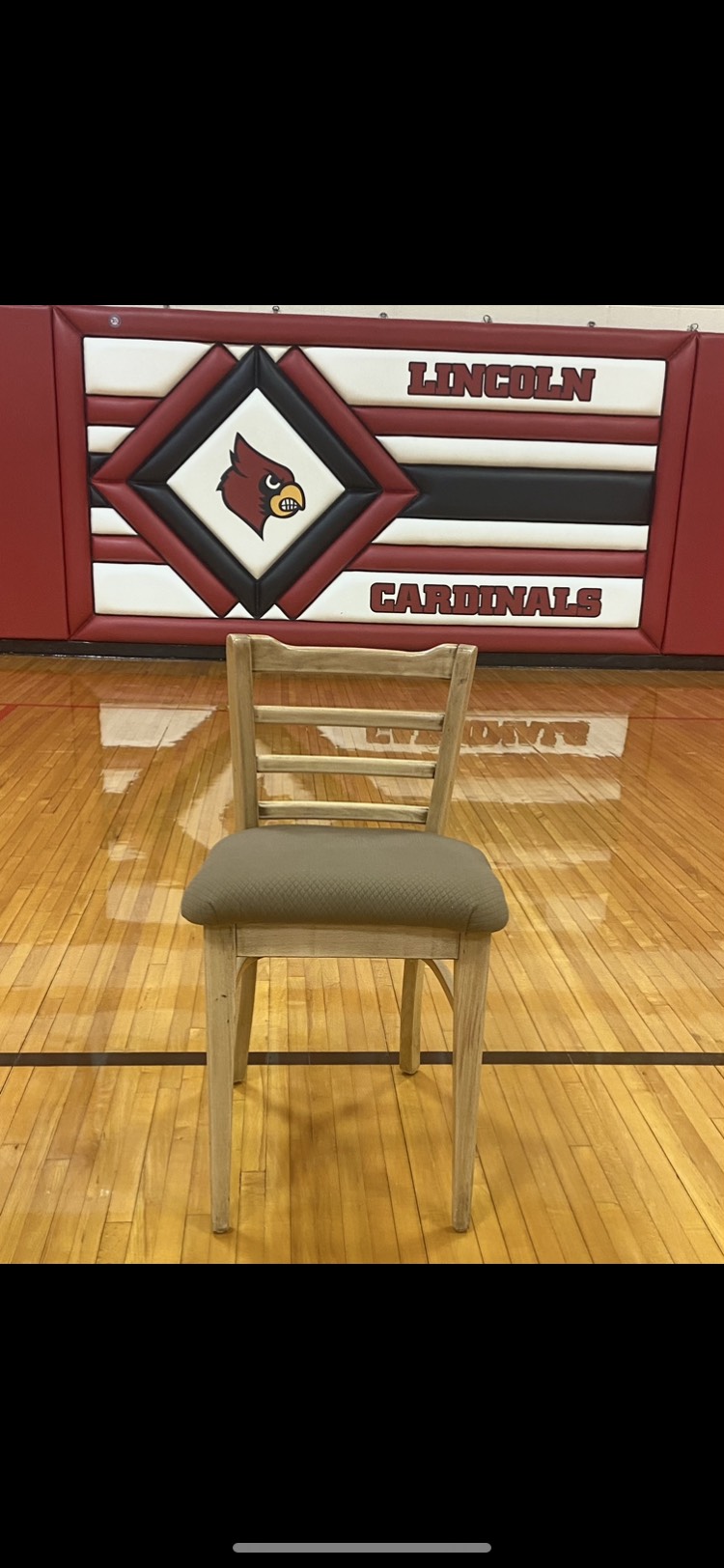 Chair to be auctioned