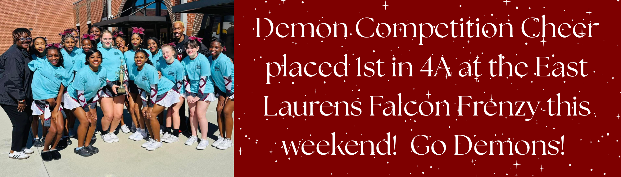 Congratulations, Cheerleaders!