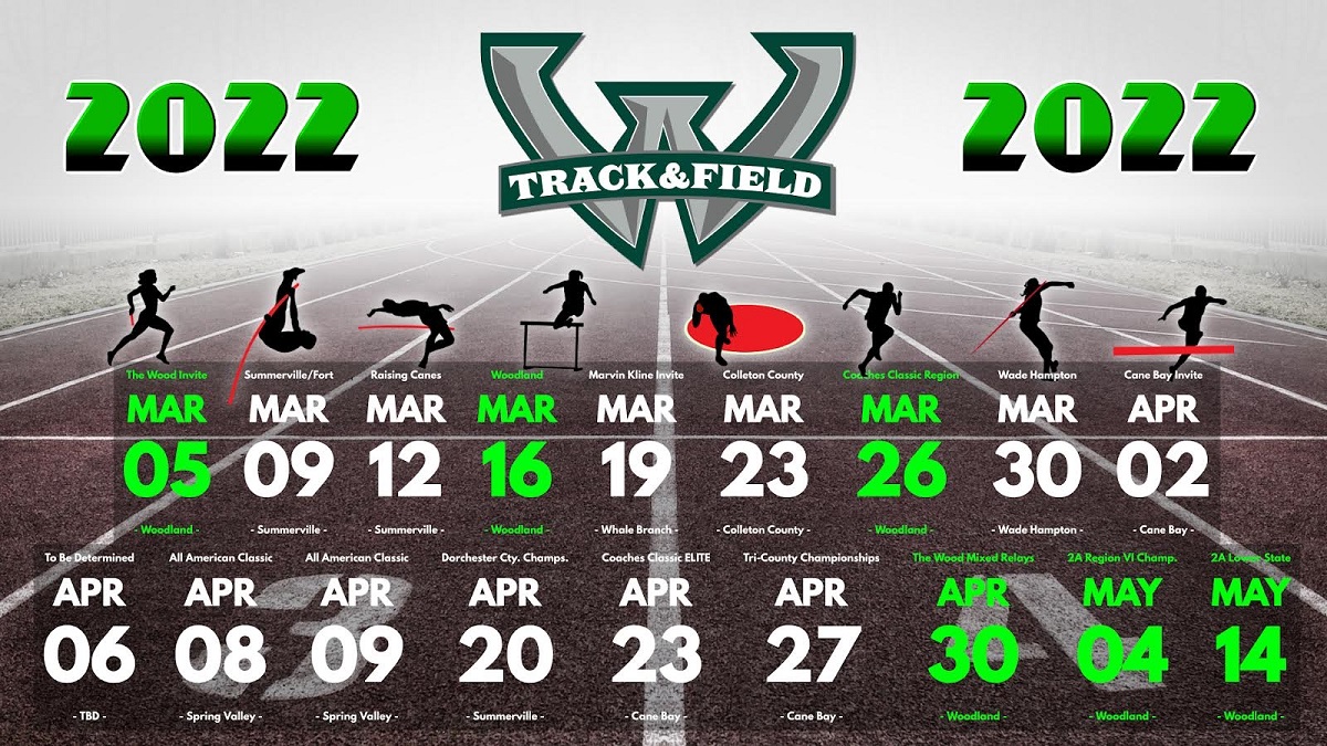 Woodland High School Track Schedule