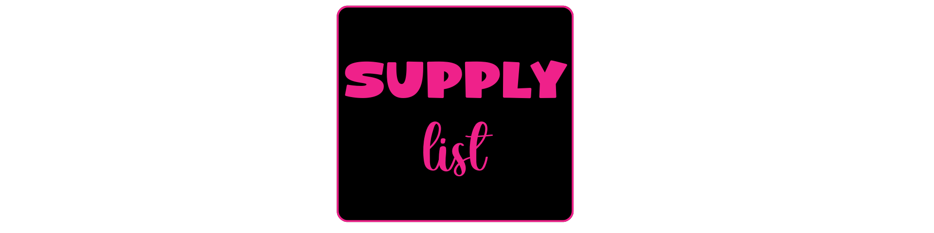 supply List