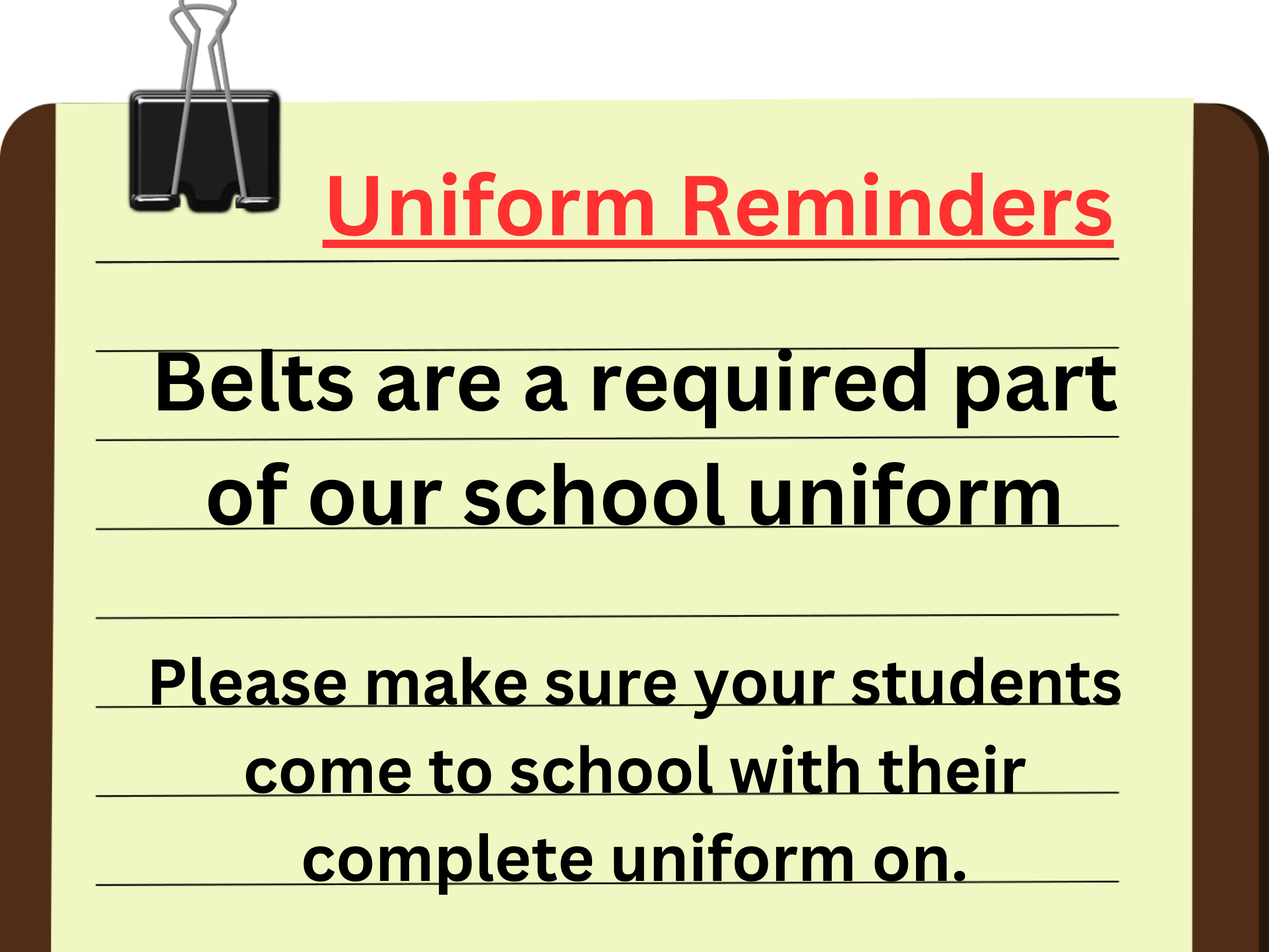 Update Uniform Policy