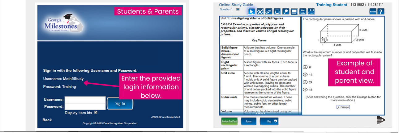 Step 3-How to Access 3rd-5th Grade Math Study Guides