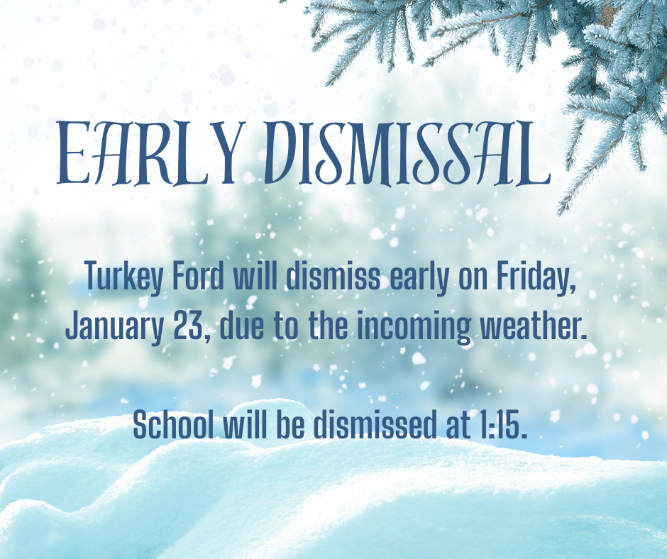 Early Dismissal 1-23-26