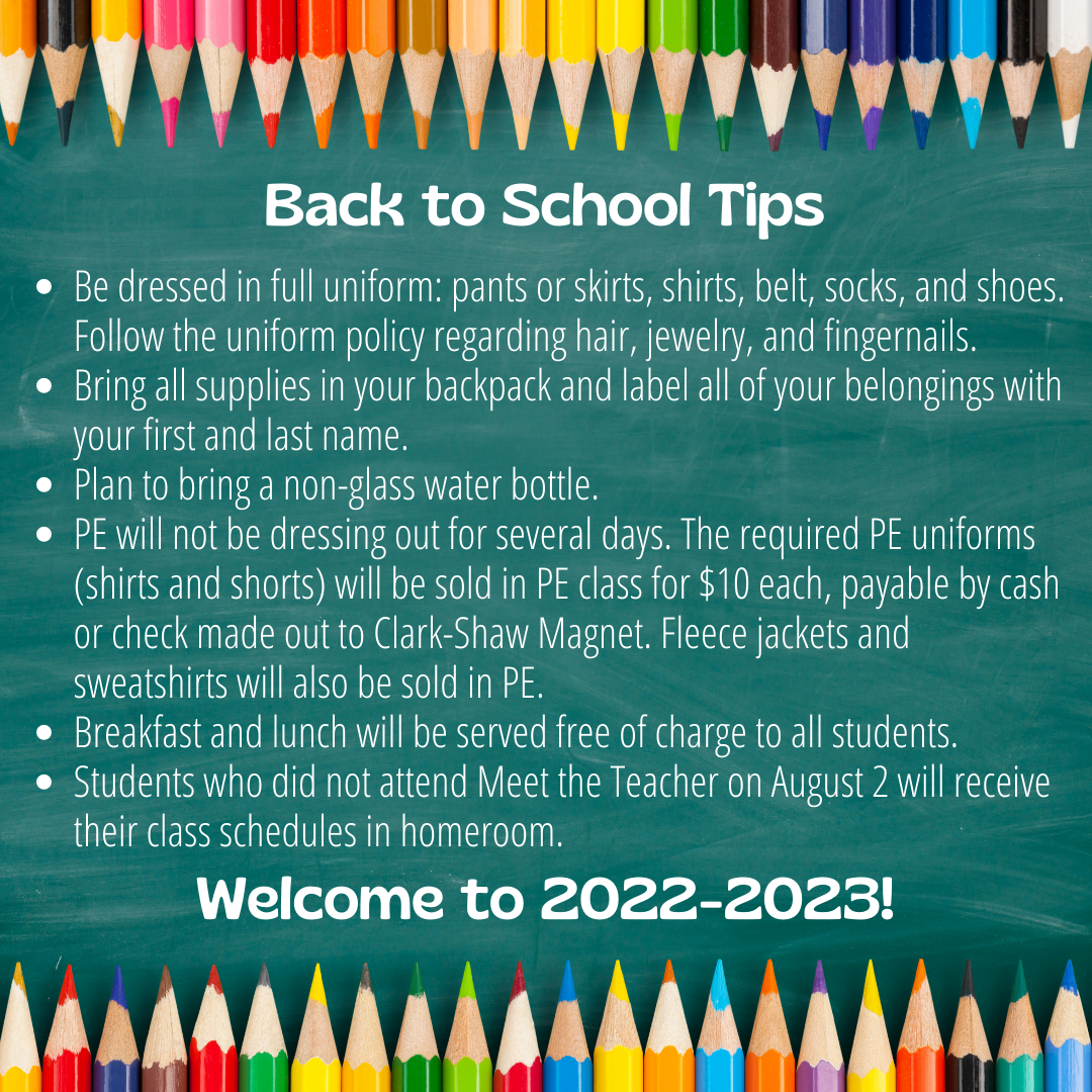 back to school tips