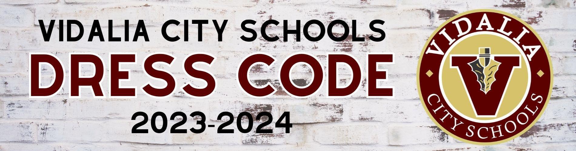 2023-24 Vidalia City Schools Dress Code