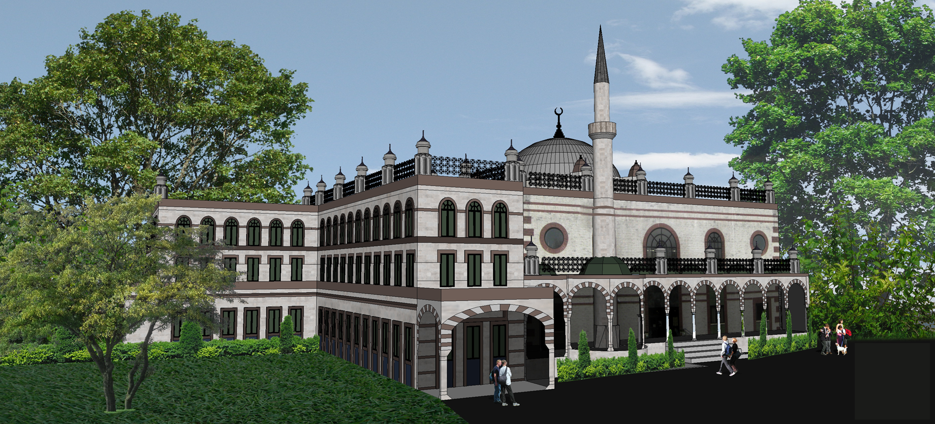 Miraj Islamic School - New Extension Rendering