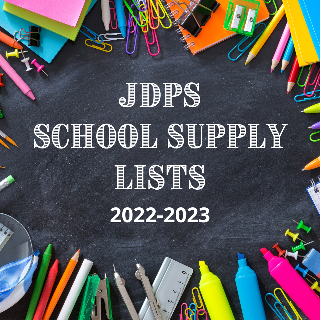 JDPS School supply lists