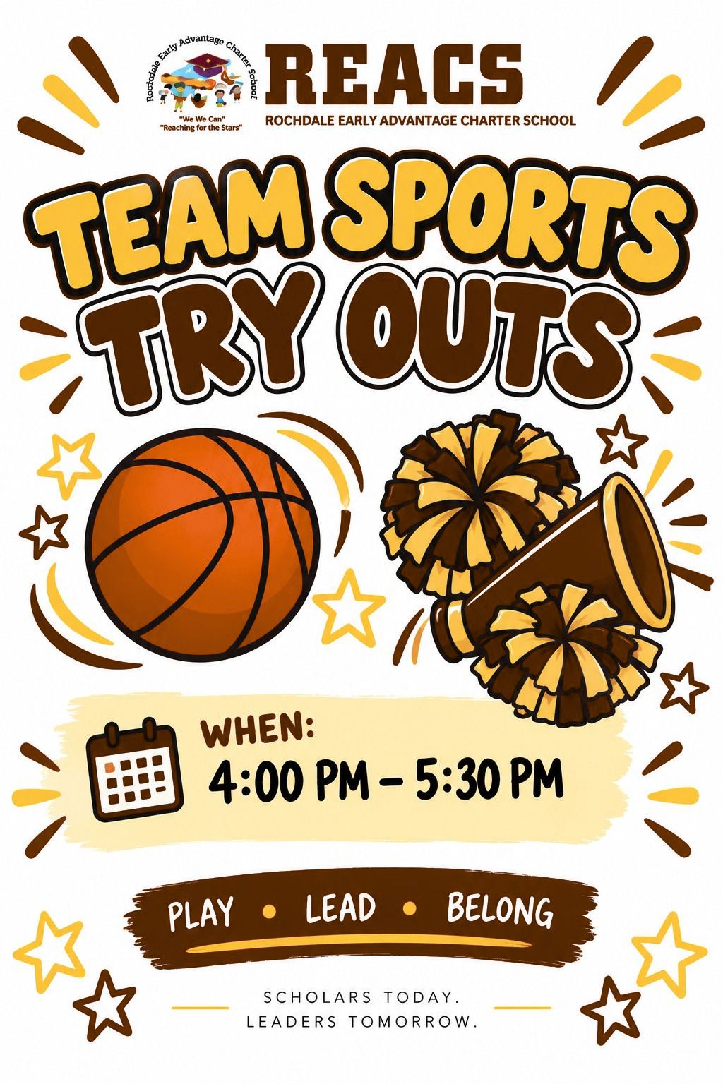 Team sports tryouts