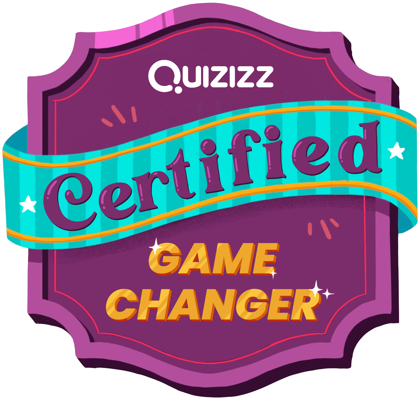 Quizizz Game Changer Certification Badge