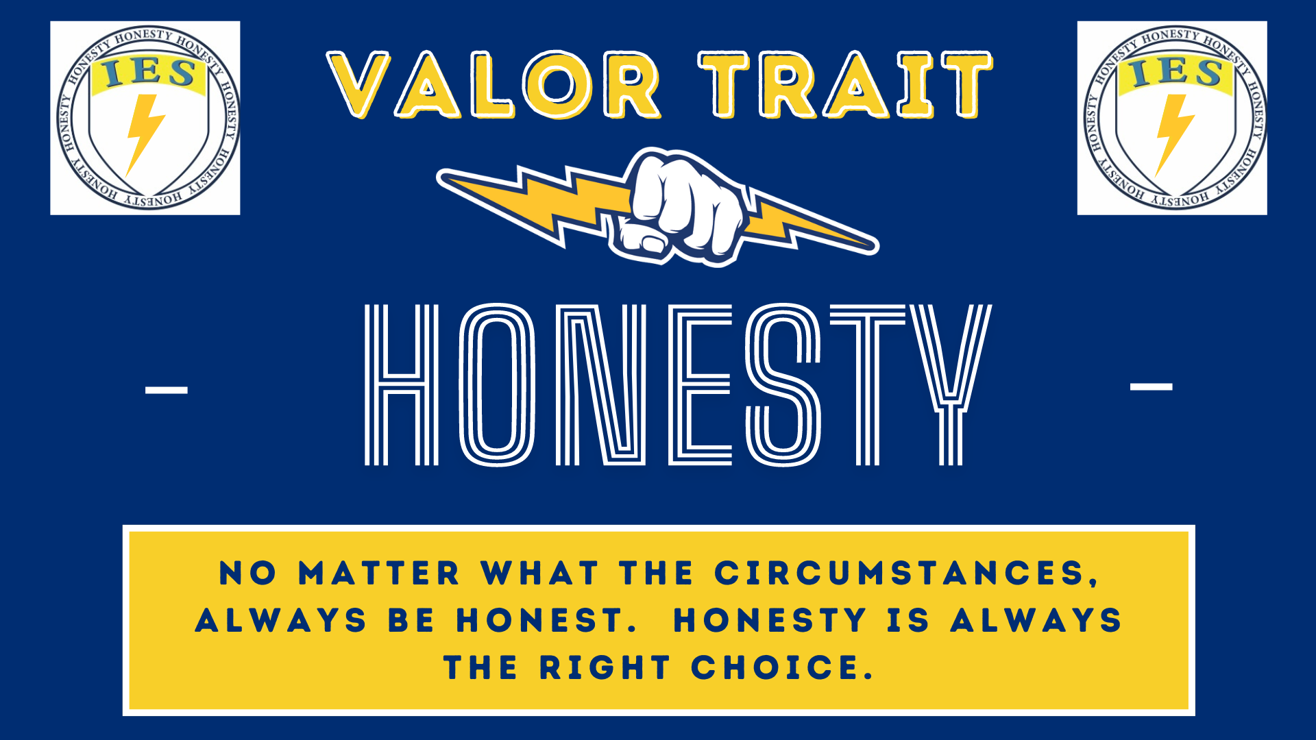 honesty valor trait