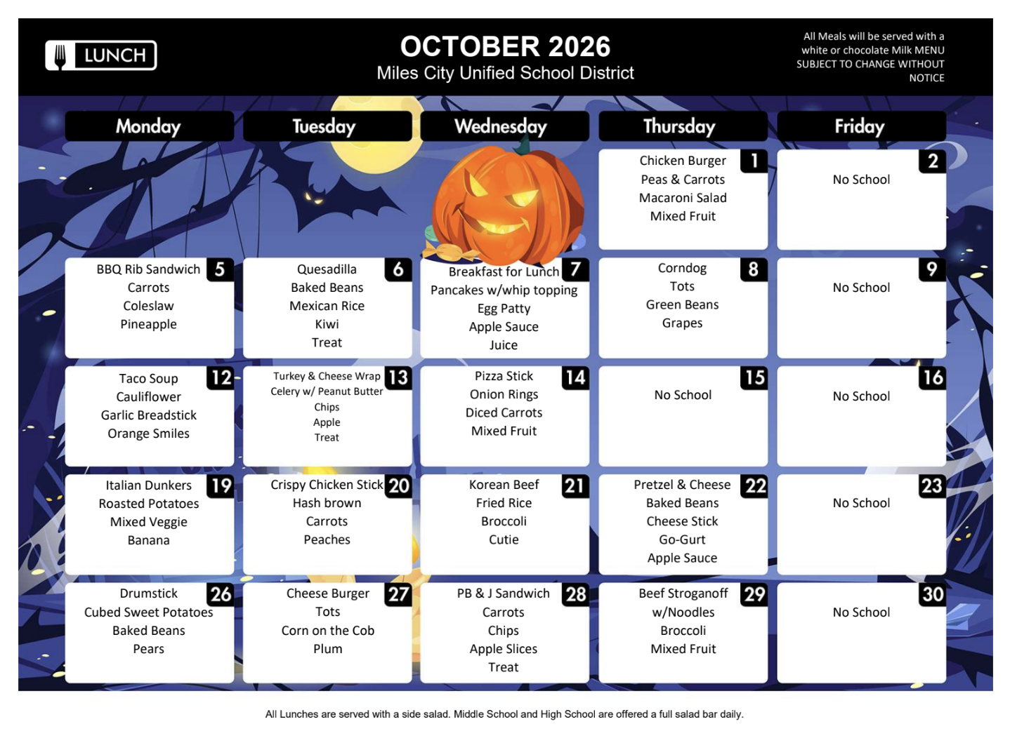October Lunch