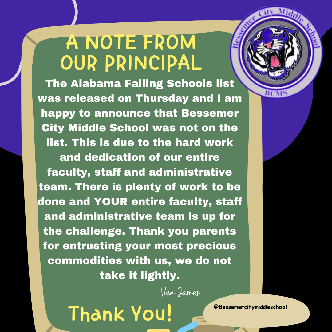 Note from the principal