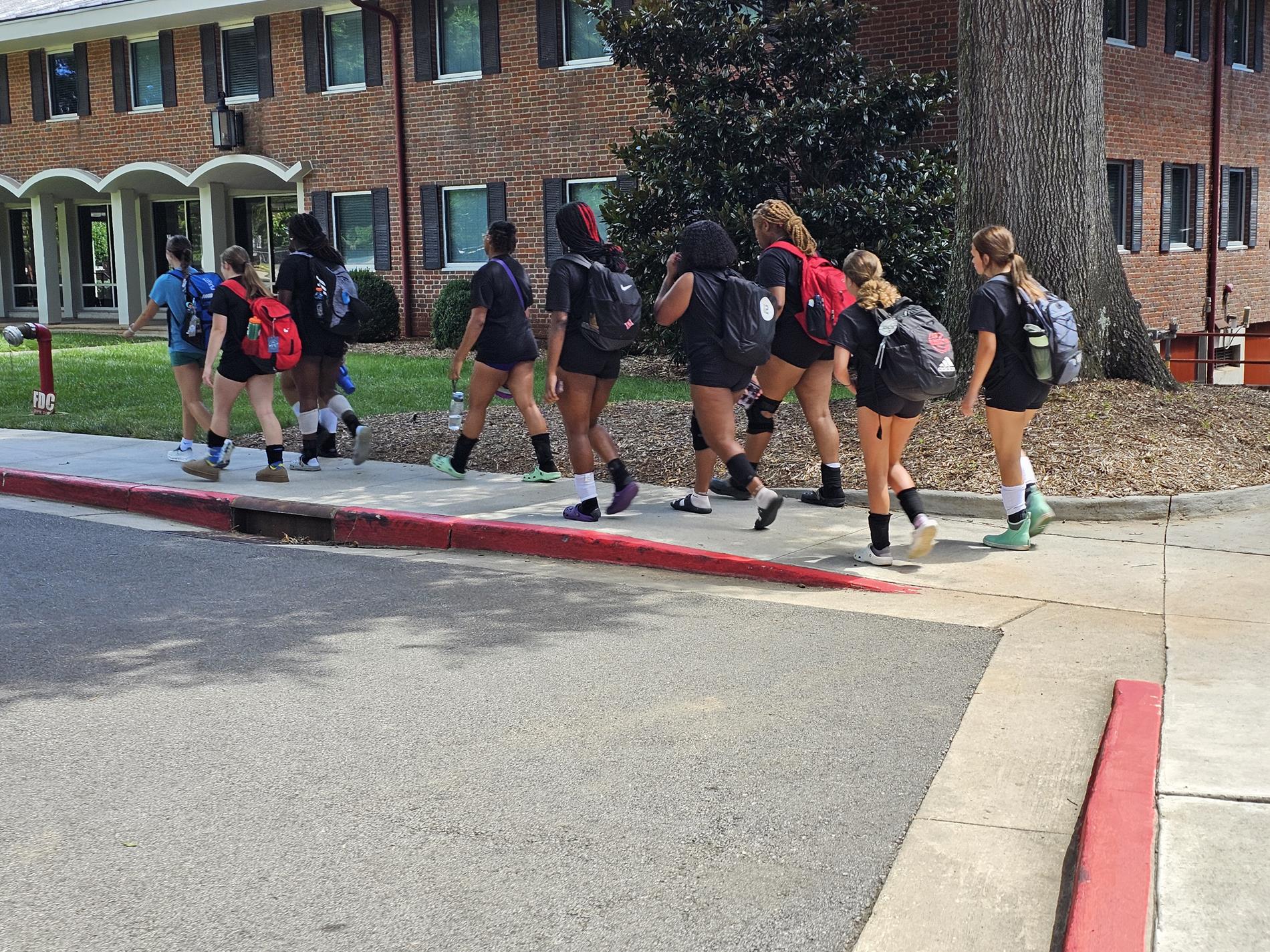 Varsity at Wofford Team Camp