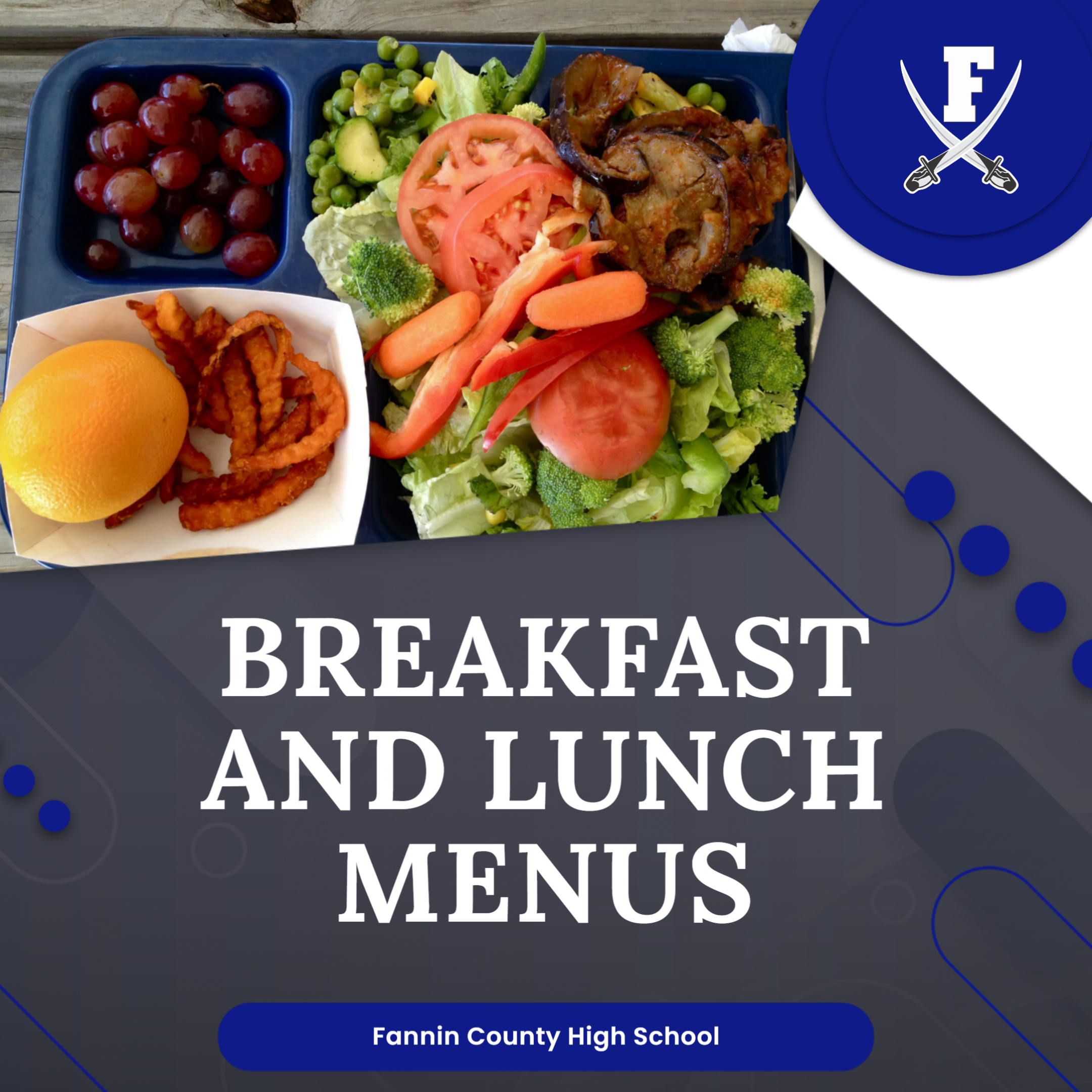 FCHS Breakfast and Lunch Menus Link