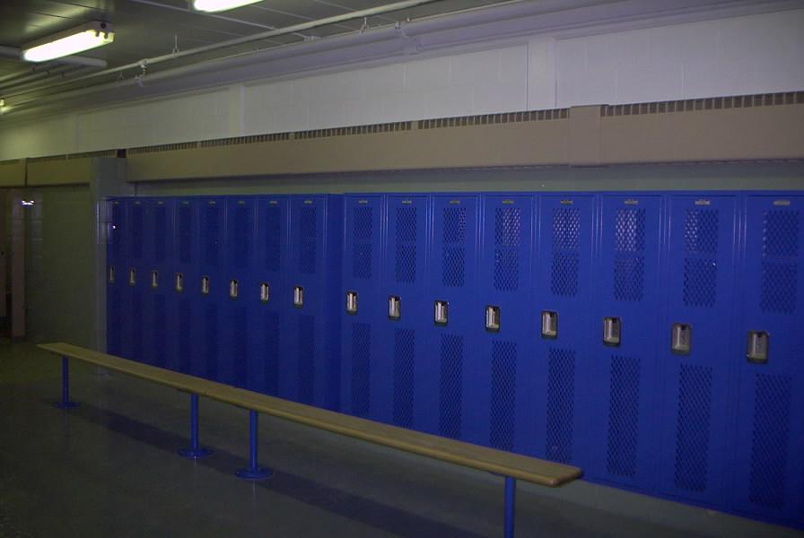 locker room lockers
