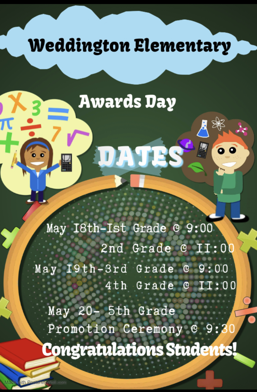 awards day schedule