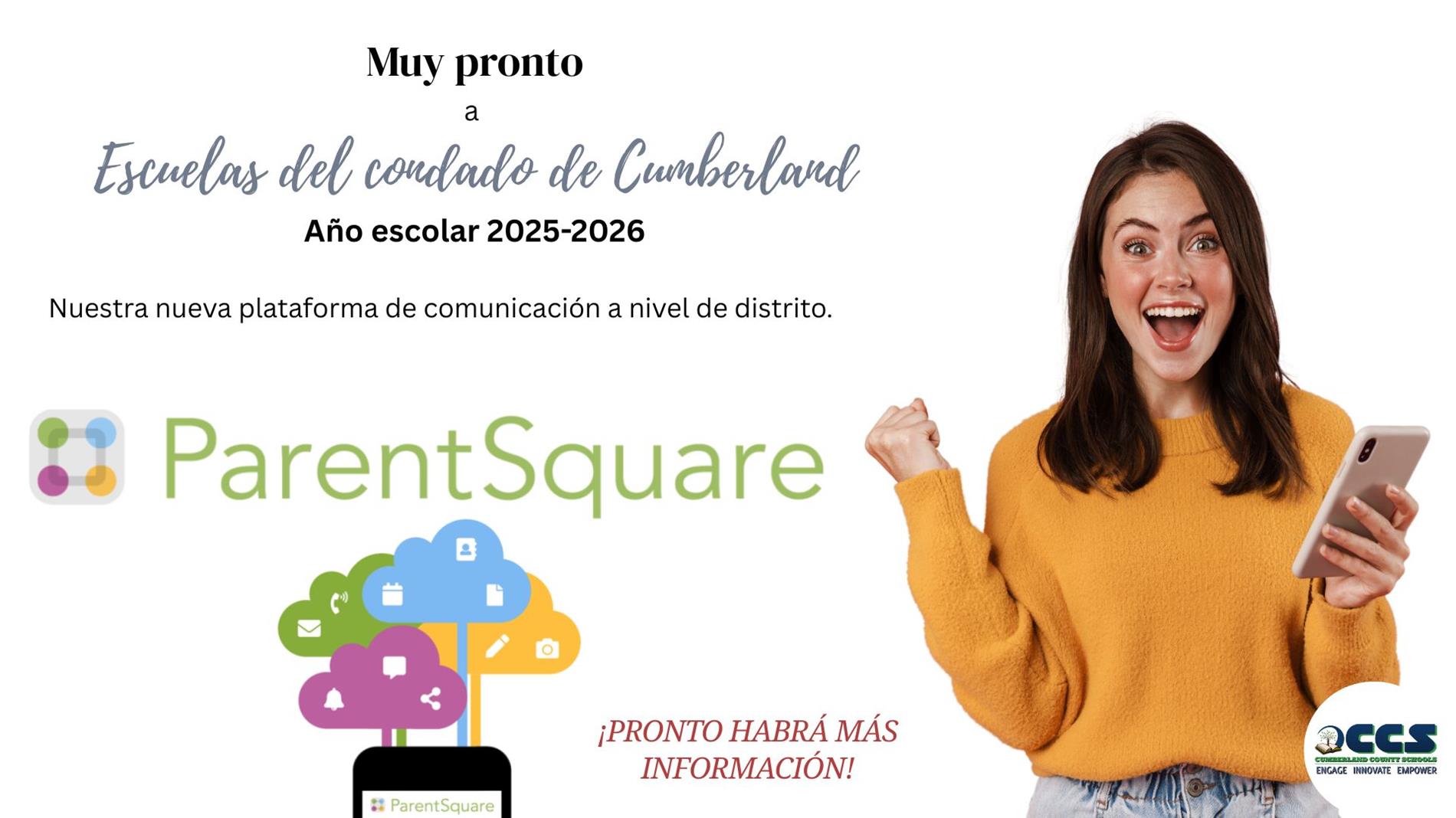 Parent Square announcement coming soon in Spanish