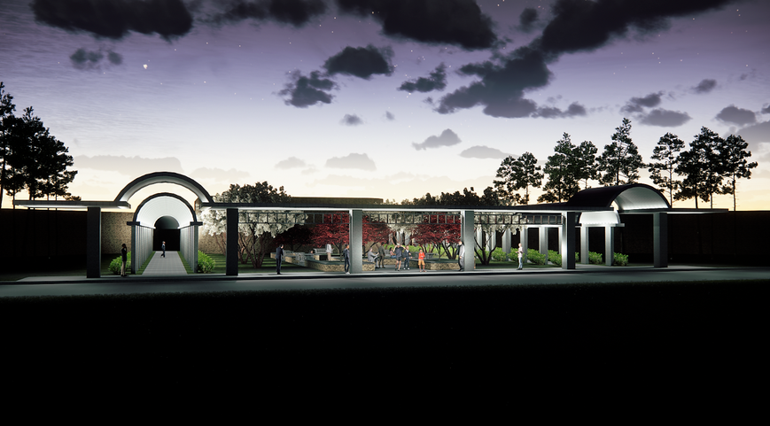 Sumter Middle School Entrance Canopy