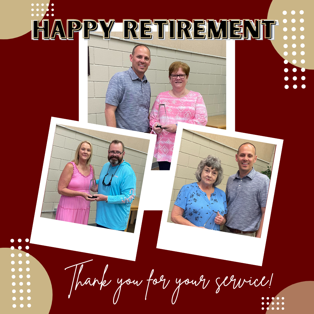 Congratulations to our Retirees!